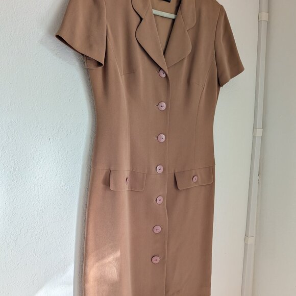 Vintage YL by Yair Silk 80's Dress - Picture 2 of 3